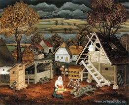 Patio trasero del pueblo Patio trasero del pueblo