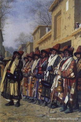 Coro de derviches, mendigando. Taskent Coro de derviches, mendigando. Taskent