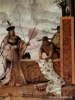 El comerciante textil, de la sala china de la Forestería El comerciante textil, de la sala china de la Forestería