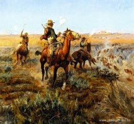 Ganado ahumado fuera de los descansos Ganado ahumado fuera de los descansos