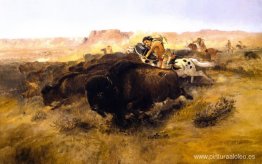 La caza del búfalo La caza del búfalo