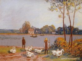 Por el río Loing Por el río Loing