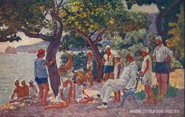 Mañana de septiembre en Artek (Soloviev y artekovtsy) Mañana de septiembre en Artek (Soloviev y artekovtsy)