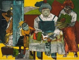 La familia (alrededor de la mesa del comedor) La familia (alrededor de la mesa del comedor)