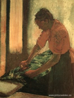 mujer planchando mujer planchando