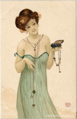 Chicas con amuletos de buena suerte. Chicas con amuletos de buena suerte.