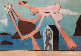 Jugadores de pelota en la playa Jugadores de pelota en la playa