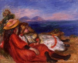 Dos niñas en la playa Dos niñas en la playa