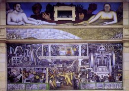Industria de Detroit, muro sur Industria de Detroit, muro sur