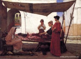 Un puesto de flores Un puesto de flores