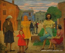 Figuras en el pueblo Figuras en el pueblo