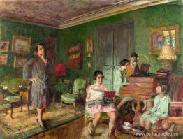 Madame André Wormser y sus hijos Madame André Wormser y sus hijos