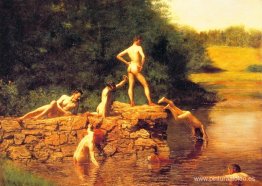 El pozo de natación El pozo de natación