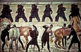 Los estudiantes de Jena parten hacia la guerra de liberación, 18 Los estudiantes de Jena parten hacia la guerra de liberación, 18