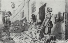 El funeral de un barrio pobre de París El funeral de un barrio pobre de París