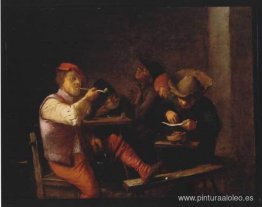 Fumadores en una posada Fumadores en una posada