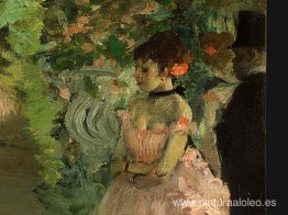 Bailarines detrás del escenario (detalle) Bailarines detrás del escenario (detalle)