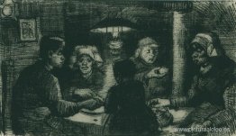 Cinco personas en una comida Cinco personas en una comida