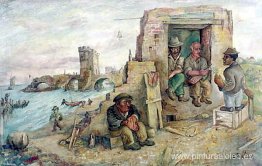 Ferry en East River Ferry en East River