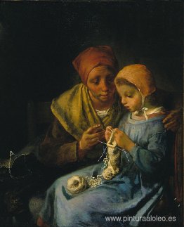 La lección de tejer La lección de tejer