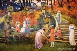 El jardín de Felicien Rops en Essone El jardín de Felicien Rops en Essone