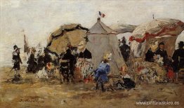 Mujeres pescando camarones en Kerhor Mujeres pescando camarones en Kerhor