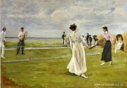 Juego de tenis junto al mar Juego de tenis junto al mar