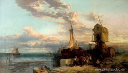 Escena de la costa Escena de la costa