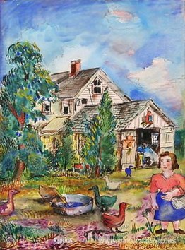 Alimentando a los patos Alimentando a los patos