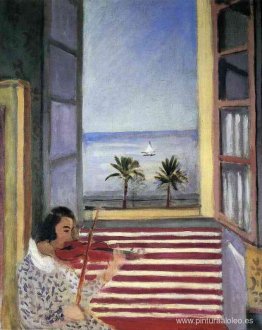 Mujer joven tocando el violín Mujer joven tocando el violín