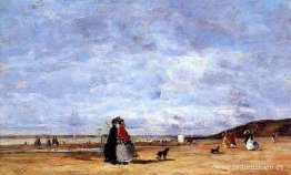 Mujeres elegantes en la playa Mujeres elegantes en la playa