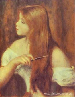 Niña peinándose Niña peinándose