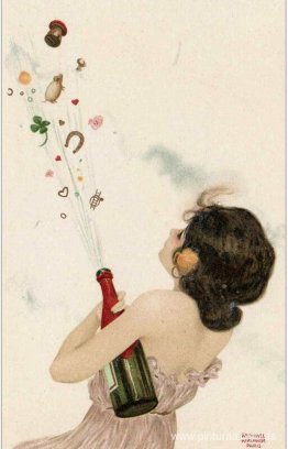 Chicas con amuletos de buena suerte. Chicas con amuletos de buena suerte.