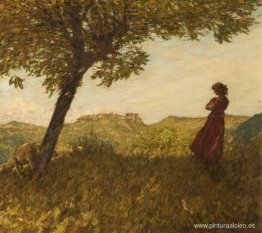 Una pastora de Liguria Una pastora de Liguria