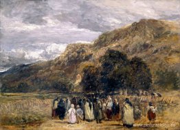 Un funeral galés, Betwys-y-Coed Un funeral galés, Betwys-y-Coed