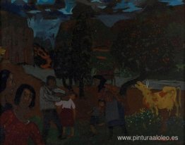 Figuras en el pueblo Figuras en el pueblo