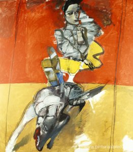 mujer con un perro mujer con un perro