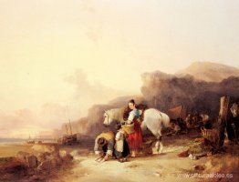 Descarga de la captura, cerca de Benchurch, Isle Descarga de la captura, cerca de Benchurch, Isle