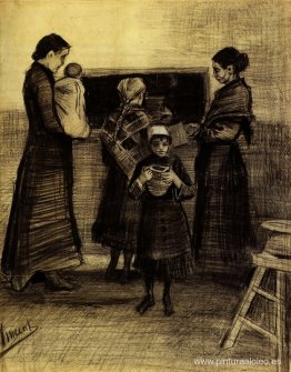 Distribución de sopa en un comedor público Distribución de sopa en un comedor público