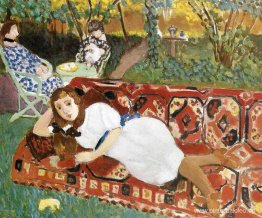 Mujeres jóvenes en el jardín Mujeres jóvenes en el jardín