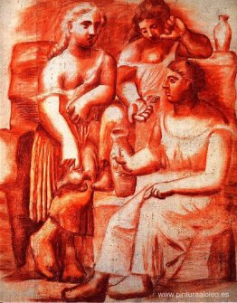 Tres mujeres en una fuente Tres mujeres en una fuente