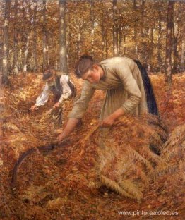 Recogiendo helechos Recogiendo helechos