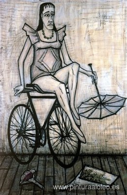 El circo: Acróbata en bicicleta El circo: Acróbata en bicicleta