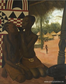 Titi y Naranghe, hijas del jefe Eki Bondo Titi y Naranghe, hijas del jefe Eki Bondo