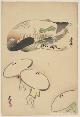 Faisán/Tres hombres con paraguas Faisán/Tres hombres con paraguas