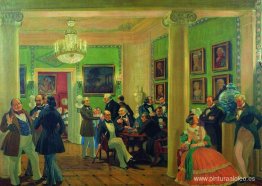 En el salón de Moscú en 1840 En el salón de Moscú en 1840