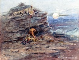 De luto por la muerte de su guerrero De luto por la muerte de su guerrero