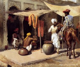 Fuera de una casa de tinte india Fuera de una casa de tinte india