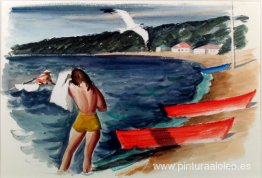 Barcos en la playa Barcos en la playa