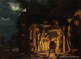 La herrería, siglo XVIII. La herrería, siglo XVIII.